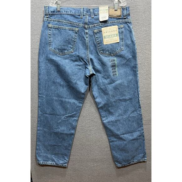 Arizona Original Relaxed Slightly Tapered Jeans Denim Mens Size 38x30 NWT - Picture 2 of 12
